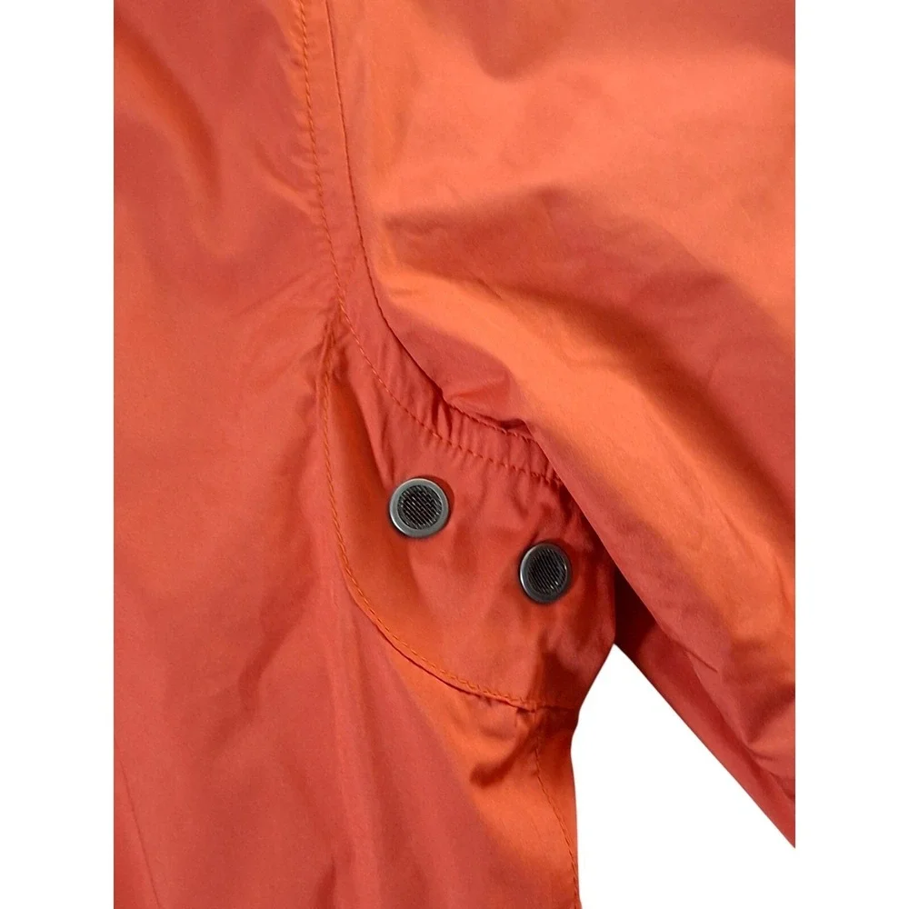 Peter Millar Hyperlight Gust Windbreaker Men's XL Orange Jacket Vented Golf